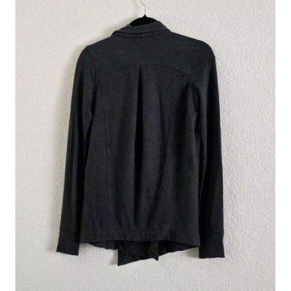 LULULEMON Modal Blend Wrap Jacket Size 4 Casual Outdoor Neutral Comfy Supersoft - Picture 4 of 7